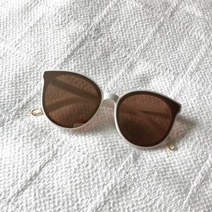 🤍White & Rose Gold Oversized Sunglasses🤍